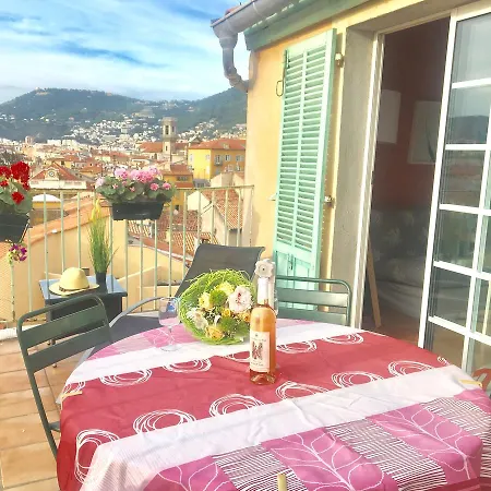 La Croix - F3, Terrasse Vue Panoramique, Vieux-nice Old Town&terrace *