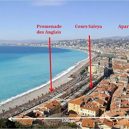 公寓 La Croix - F3, Terrasse Vue Panoramique, Vieux-nice Old Town And Terrace *
